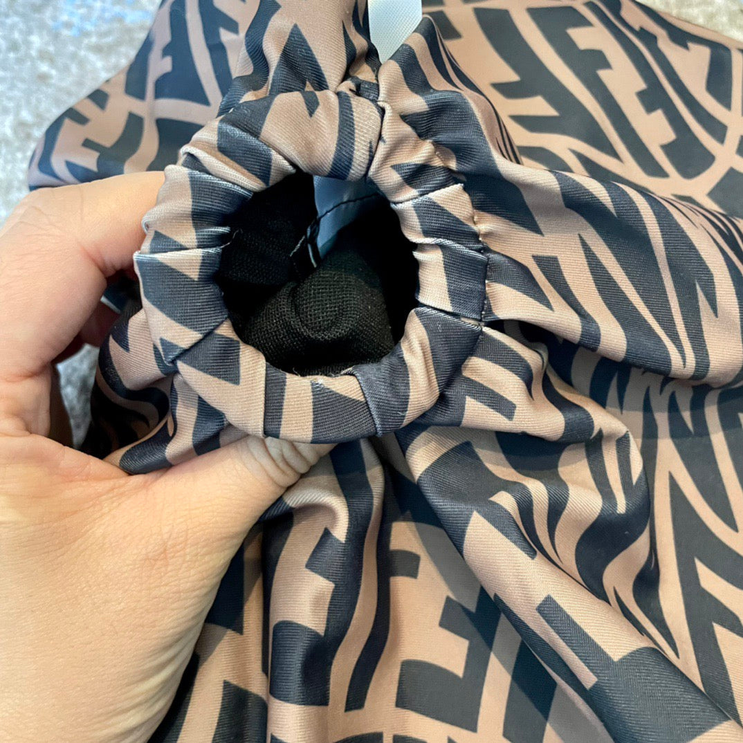 Fendi Versatile Backless One-Piece Swimsuit