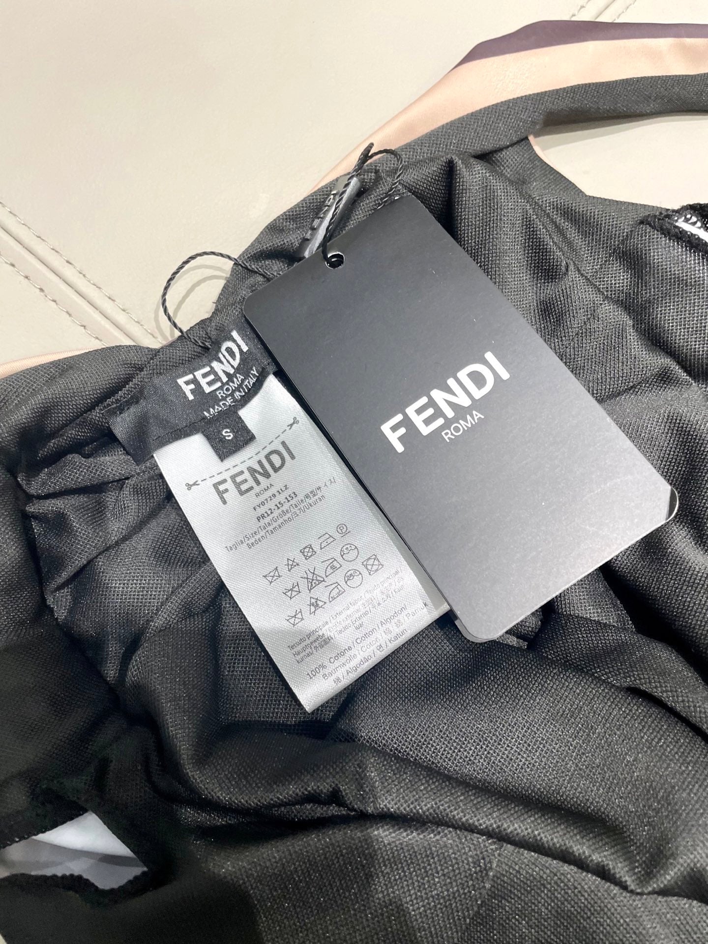 Fendi Versatile Backless One-Piece Swimsuit