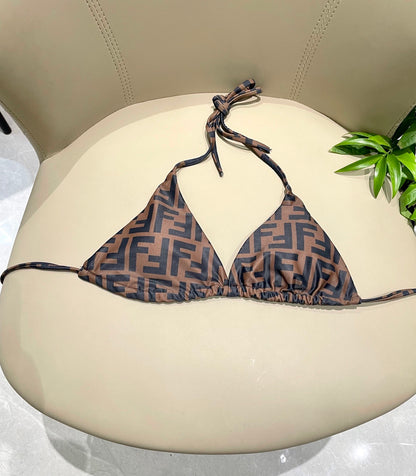 Fendi Versatile One-Piece Bikini Swimsuit