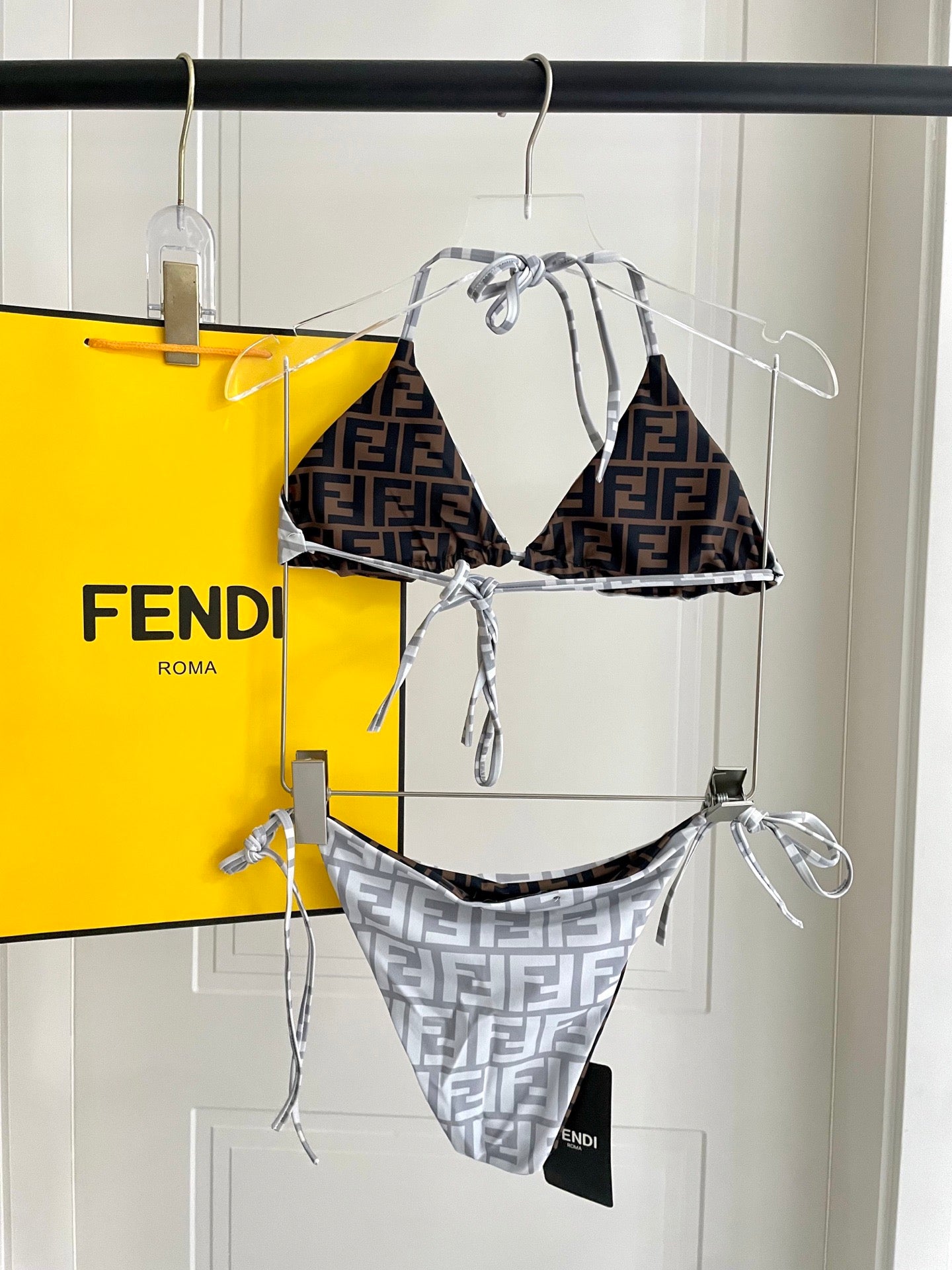 Fendi Reversible One-Piece Swimsuit
