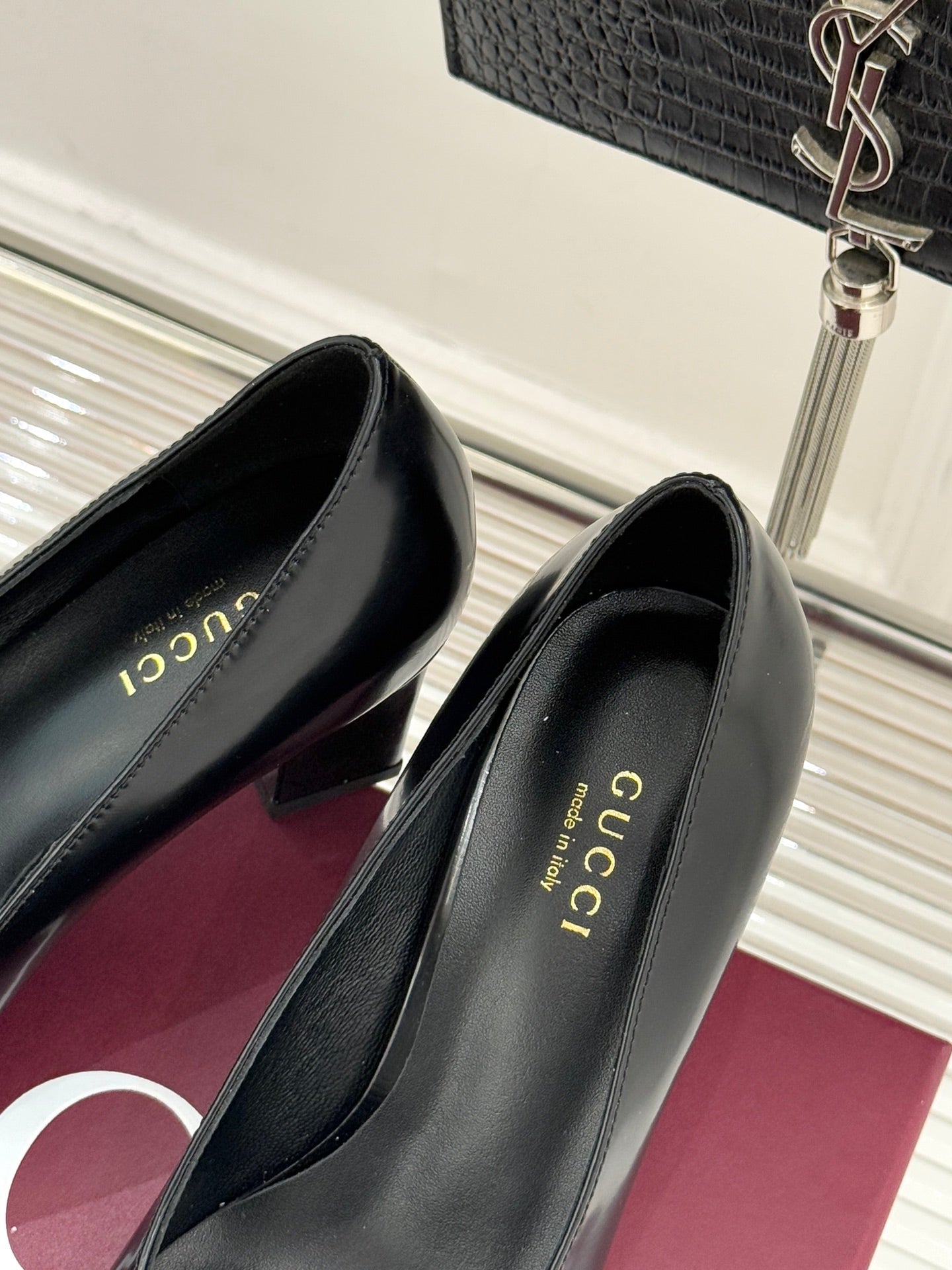 Gucci Horsebit Block Heel Pumps – 2025 Collection