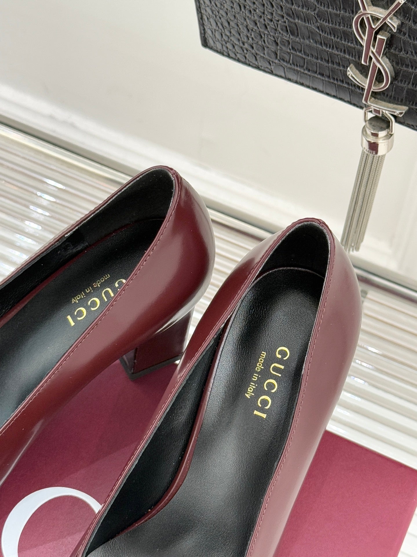 Gucci Horsebit Block Heel Pumps – 2025 Collection