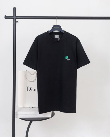 Dior Lucky Clover Embroidered T-Shirt – 2025SS Collection