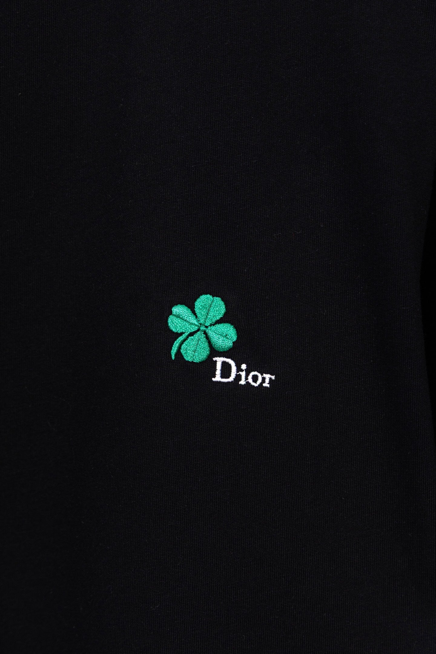 Dior Lucky Clover Embroidered T-Shirt – 2025SS Collection
