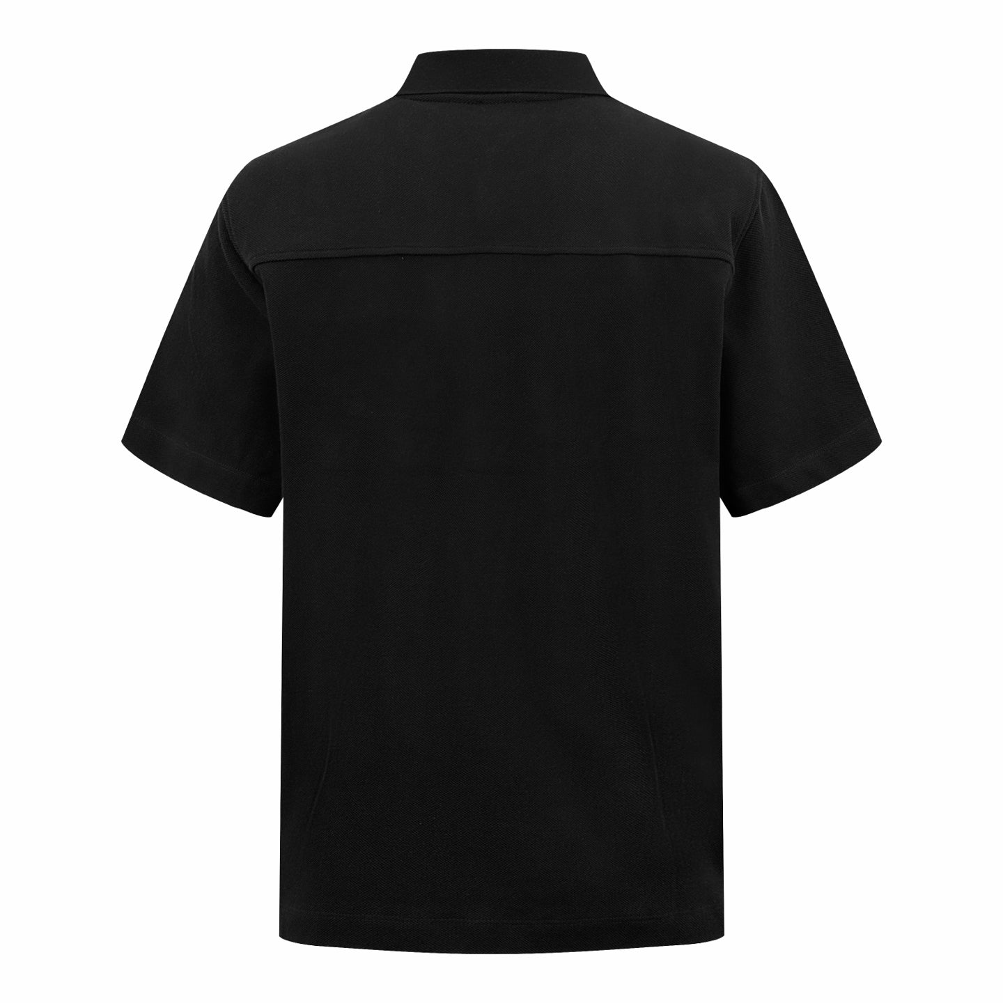 Saint Laurent Logo Embroidered Pique Polo Shirt