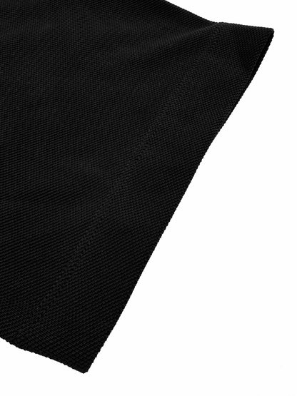 Saint Laurent Logo Embroidered Pique Polo Shirt