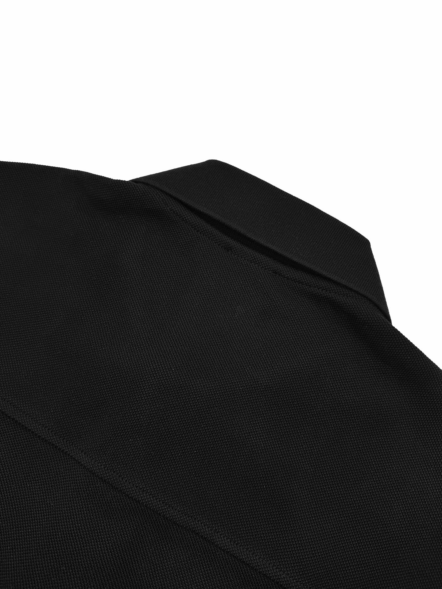 Saint Laurent Logo Embroidered Pique Polo Shirt