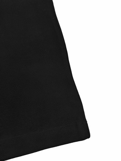 Saint Laurent Logo Embroidered Pique Polo Shirt
