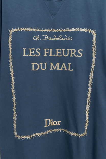 Dior BookCover Les Fleurs du Mal Embroidery T-Shirt