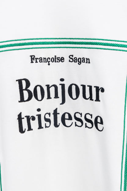Dior BookCover Bonjour Tristesse Embroidered T-Shirt