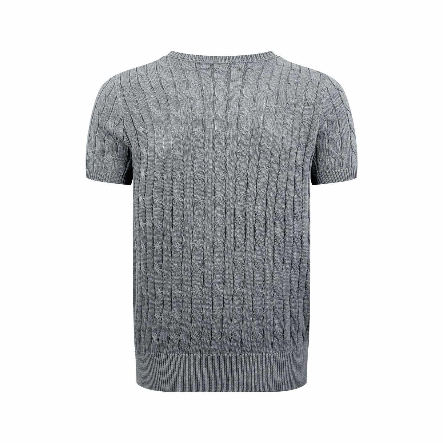 Ralph Lauren Cable-Knit Short-Sleeve Sweater