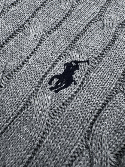 Ralph Lauren Cable-Knit Short-Sleeve Sweater