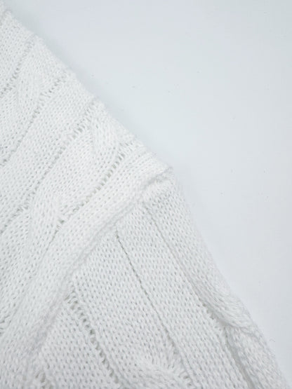 Ralph Lauren Cable-Knit Short-Sleeve Sweater