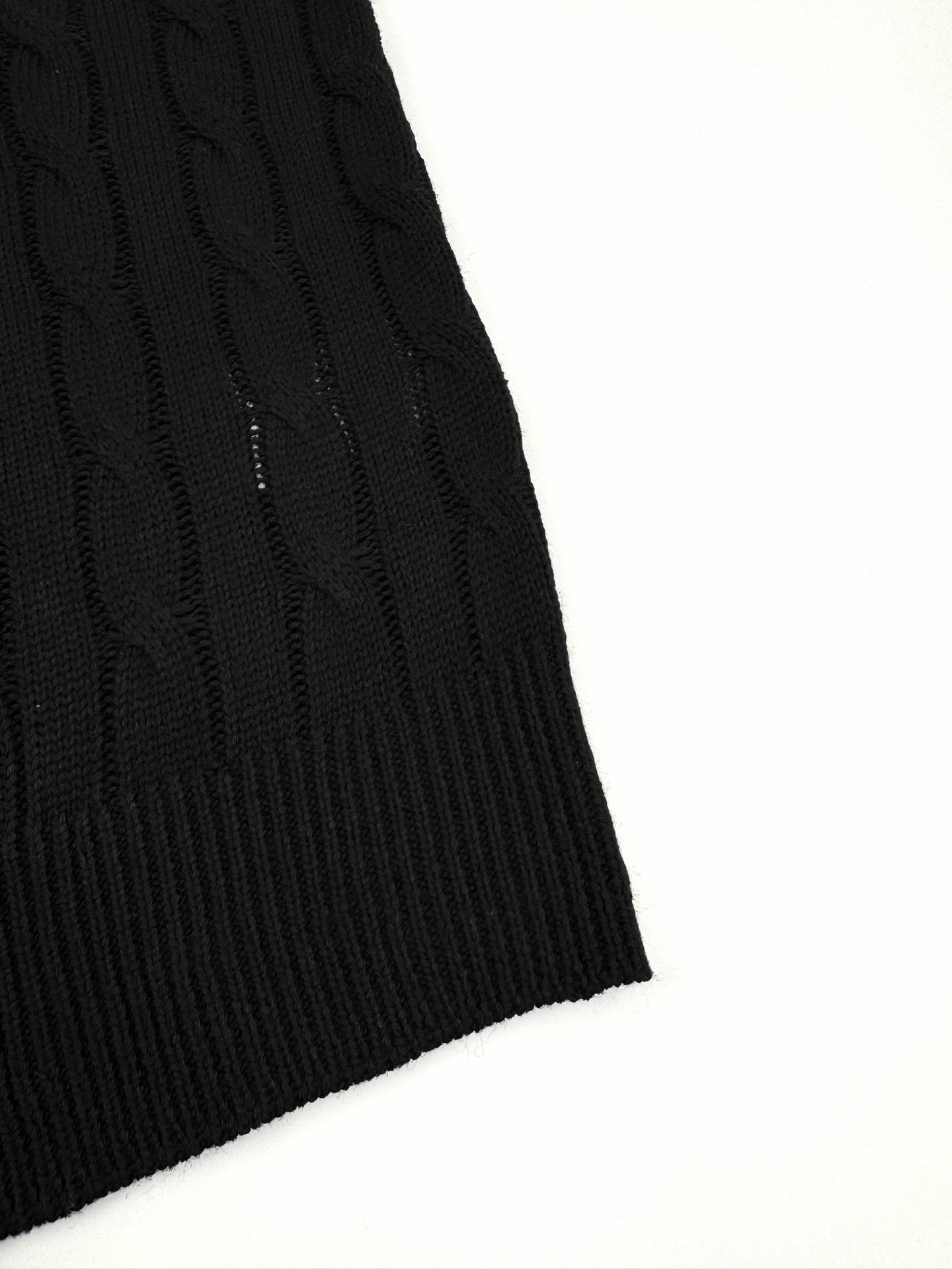 Ralph Lauren Cable-Knit Short-Sleeve Sweater