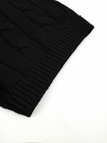 Ralph Lauren Cable-Knit Short-Sleeve Sweater