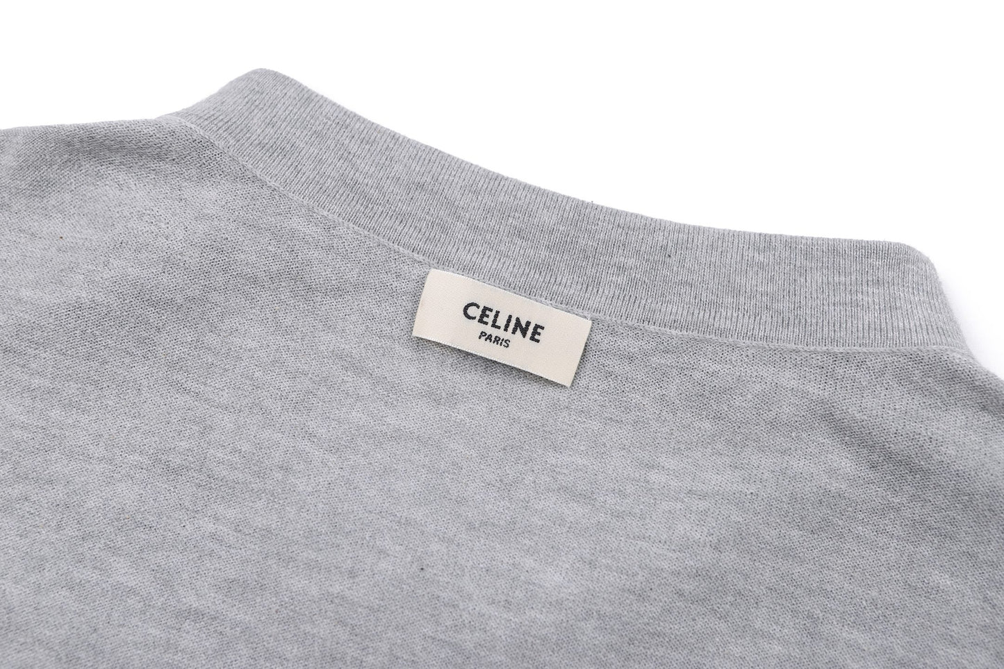 Celine Logo Embroidered Pullover Polo Shirt – 26SS
