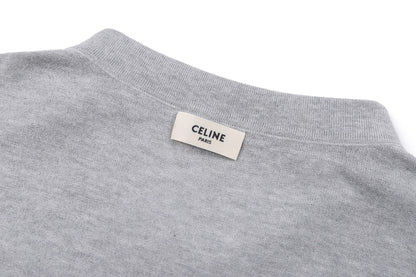 Celine Logo Embroidered Pullover Polo Shirt – 26SS
