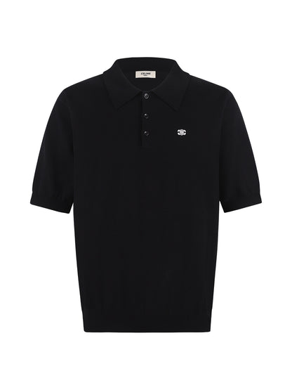 Celine Logo Embroidered Pullover Polo Shirt – 26SS