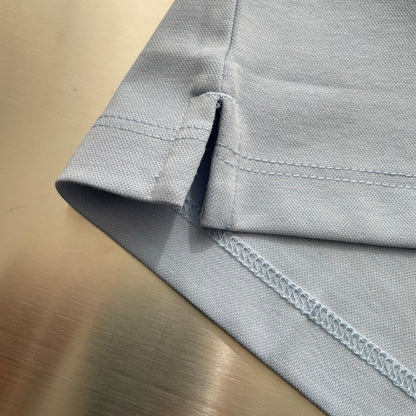 Loro Piana Embossed Embroidery Ice Silk Polo Shirt – 2026SS