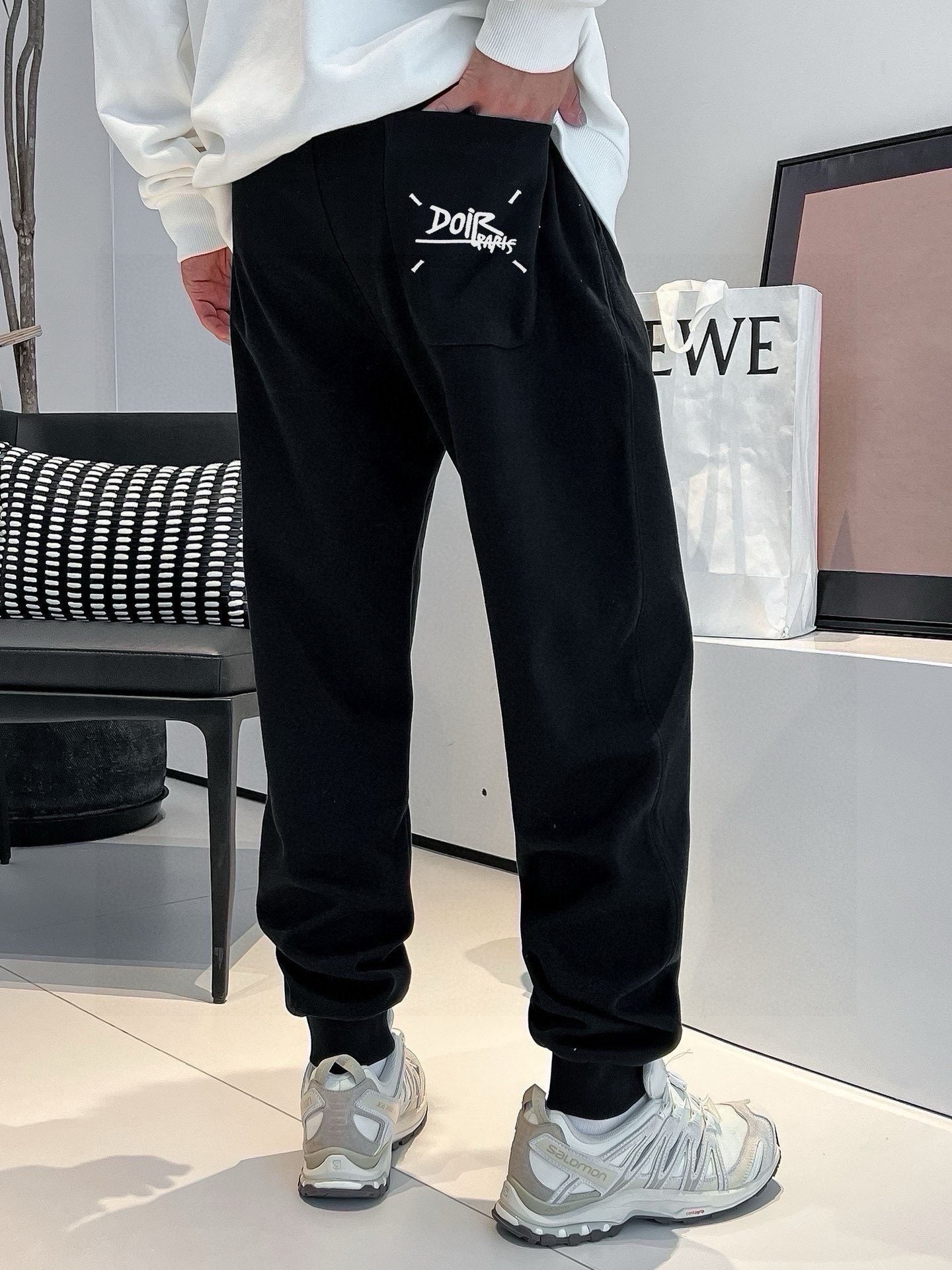 Dior Irregular Letter Embroidery Sweatpants – 23SS