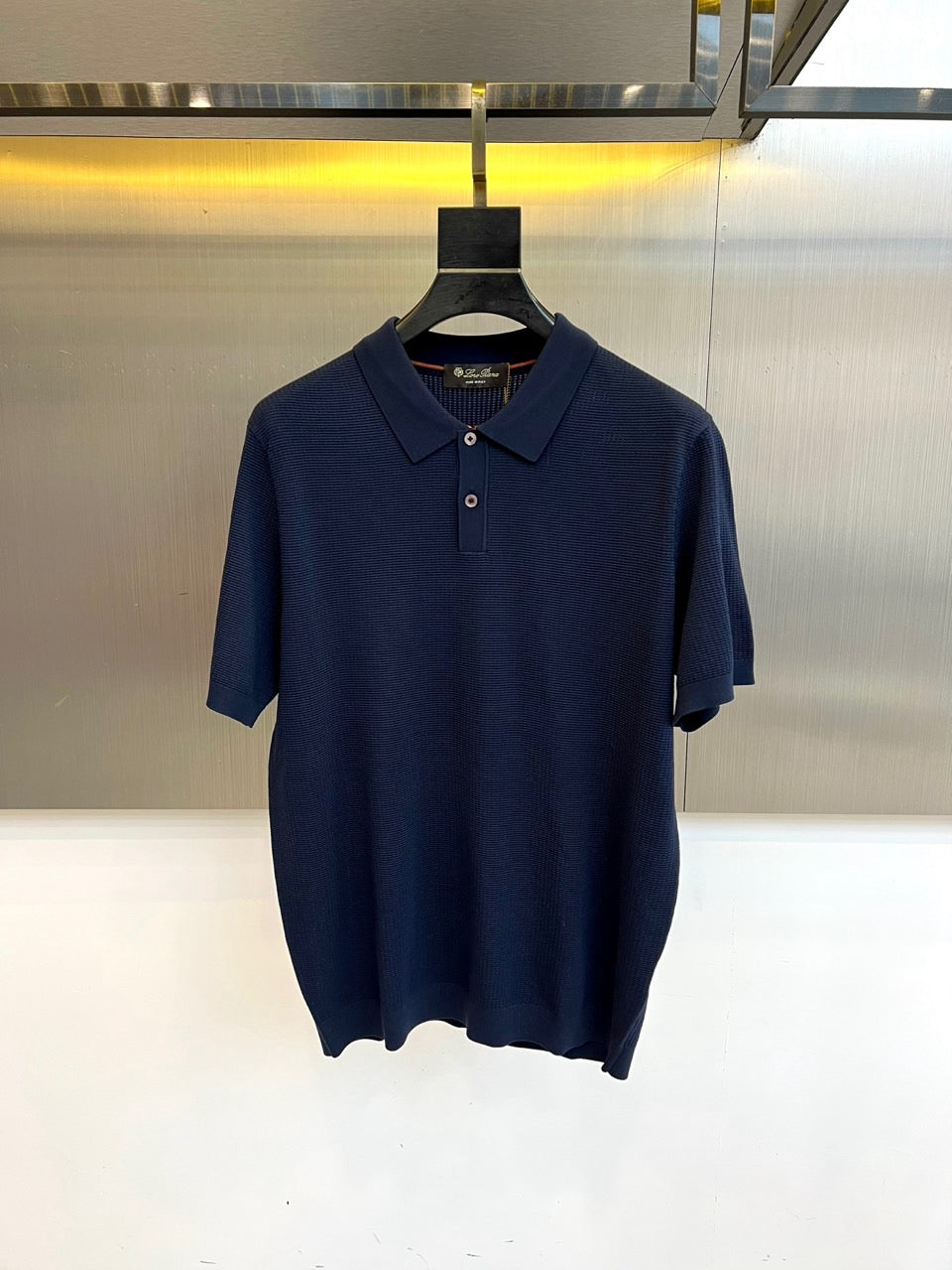 Loro Piana Knitted Ice Silk Polo Shirt – 2026SS