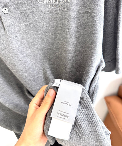 Dior Early Spring Mixed-Knit Polo Tee – 2025