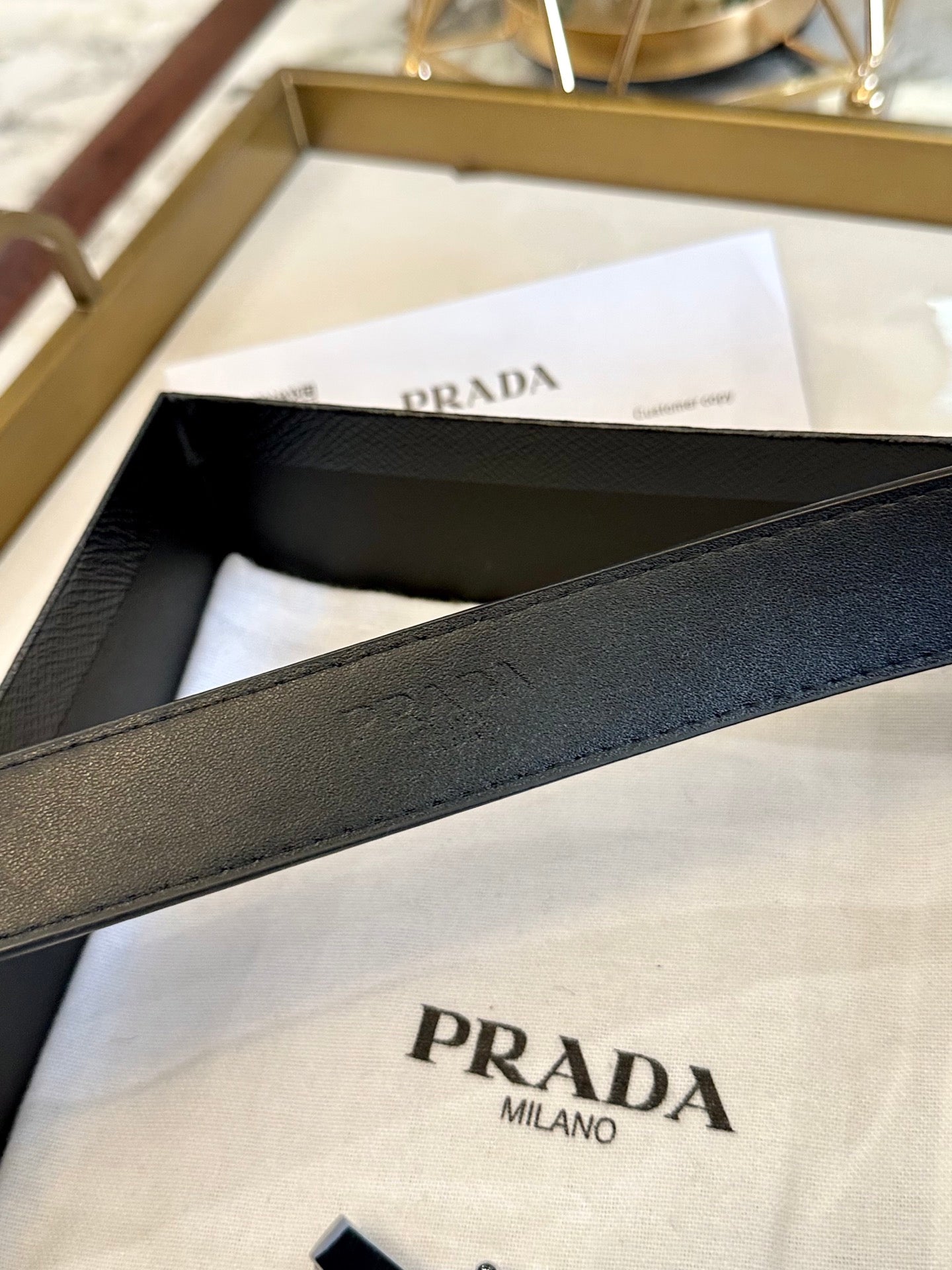 Prada Classic Fashion Belt – 3.0cm
