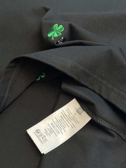 Dior Clover Embroidery Short-Sleeve T-Shirt