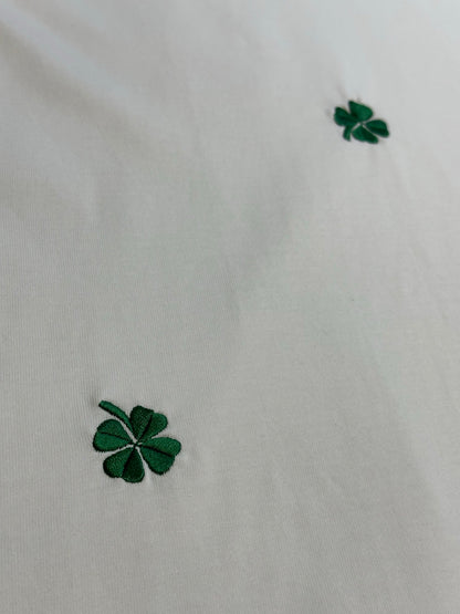 Dior Clover Embroidery Short-Sleeve T-Shirt