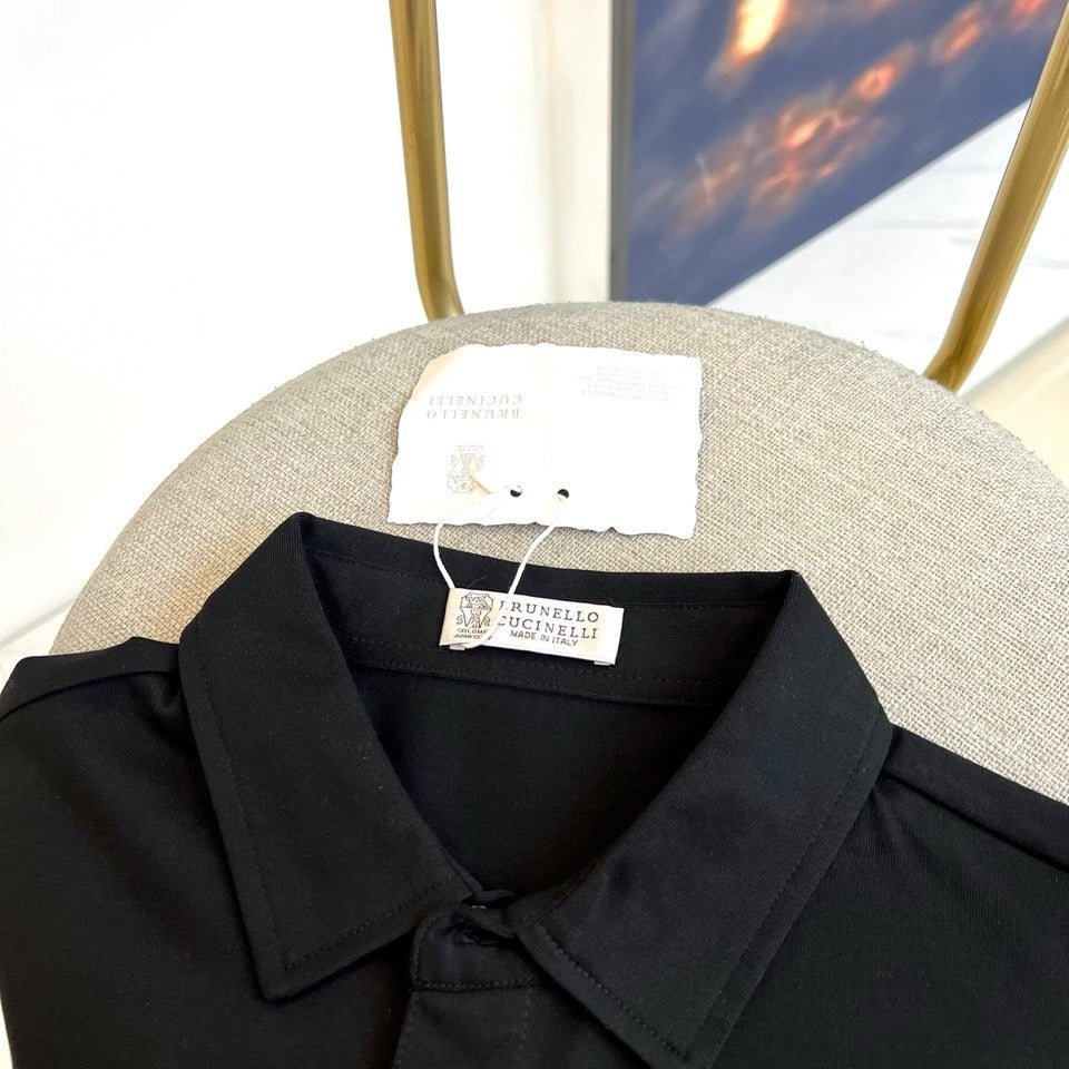 Brunello Cucinelli Short-Sleeved Polo Shirt – 2026 Spring/Summer Collection