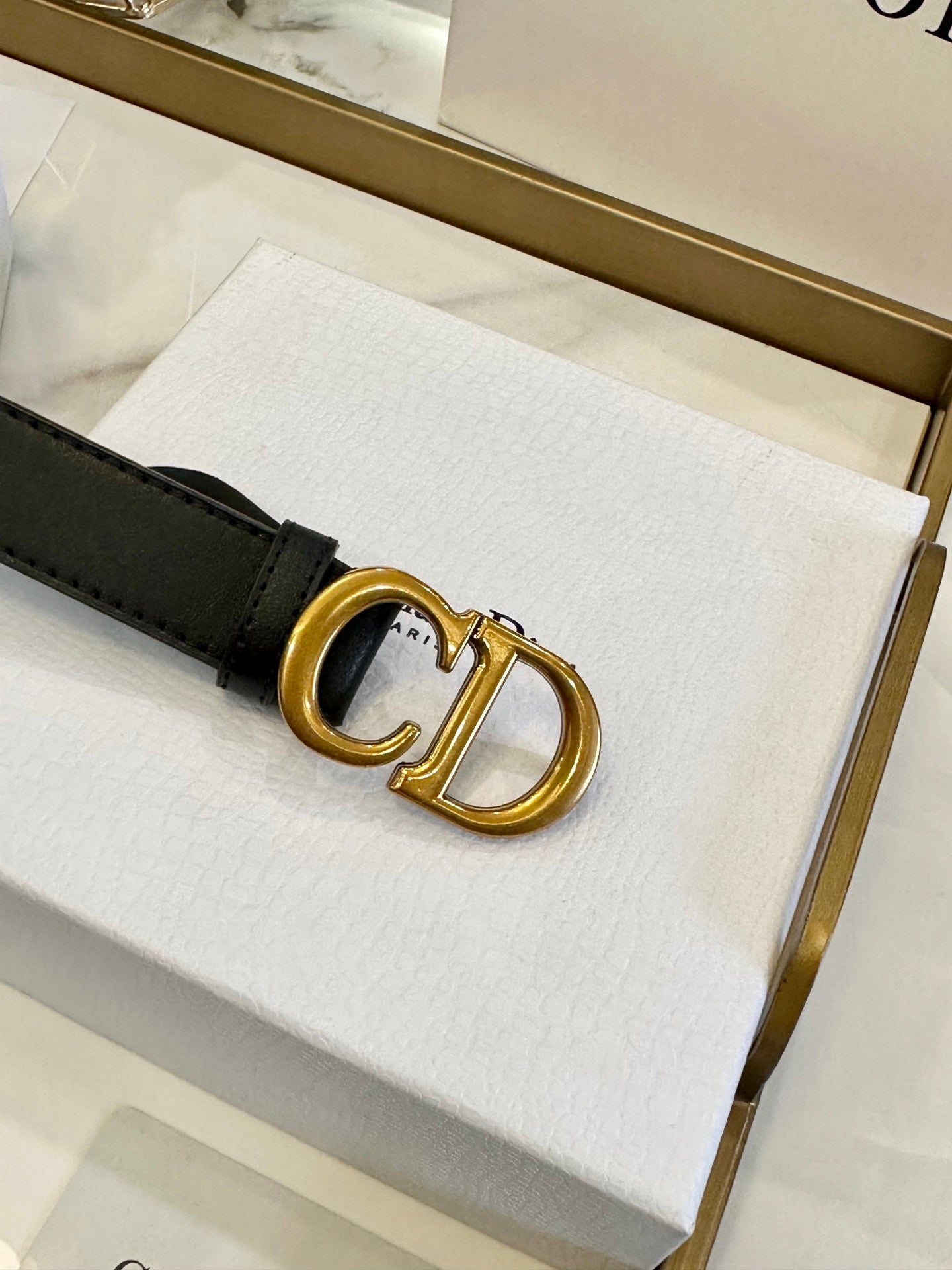 Dior Classic Leather Belt – 3.0cm