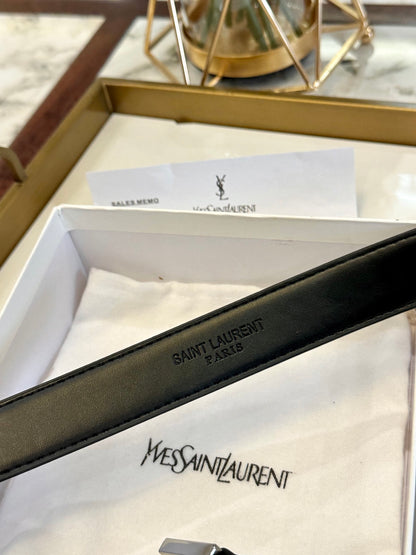 Saint Laurent Classic Leather Belt – 3.0cm