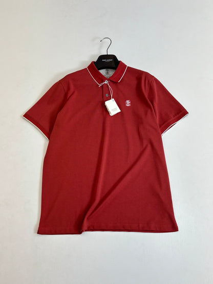 Brunello Cucinelli BC Logo Embroidered Polo Shirt – 2025