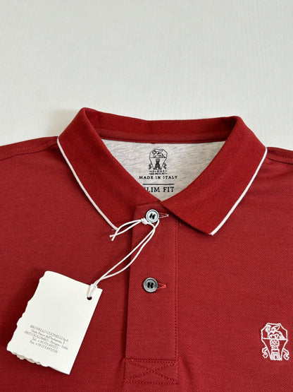 Brunello Cucinelli BC Logo Embroidered Polo Shirt – 2025