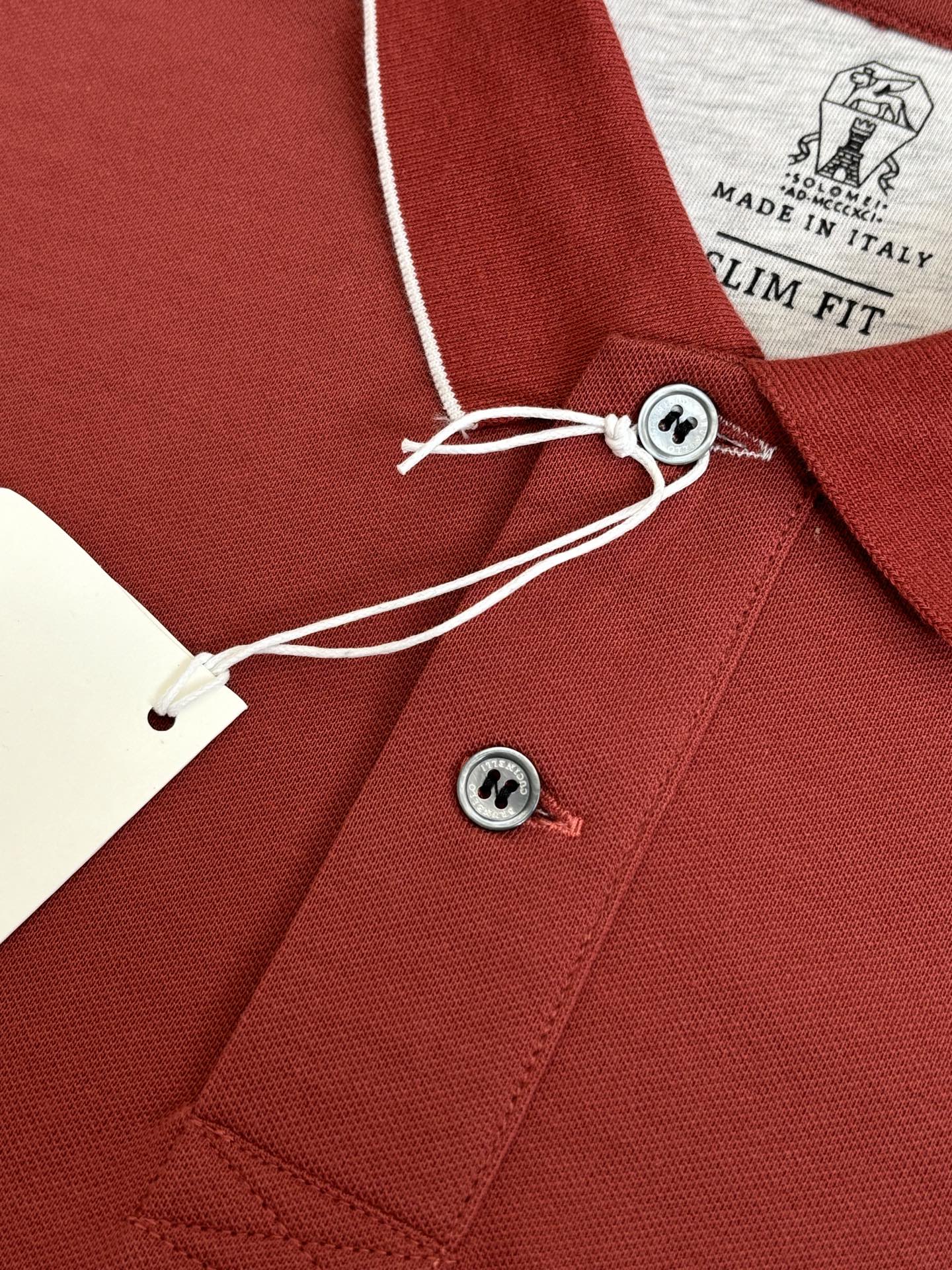 Brunello Cucinelli BC Logo Embroidered Polo Shirt – 2025