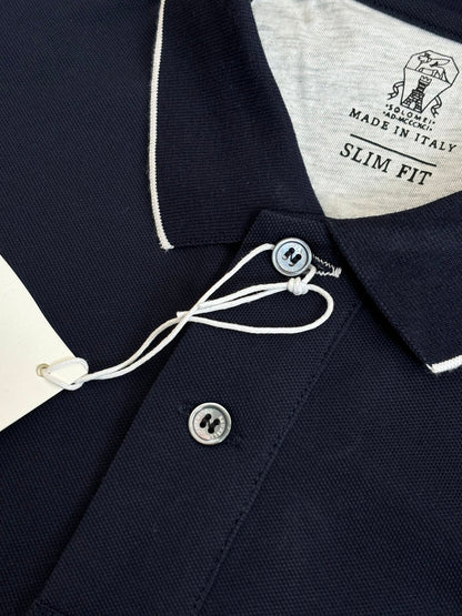 Brunello Cucinelli BC Logo Embroidered Polo Shirt – 2025