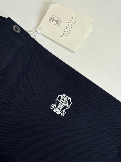 Brunello Cucinelli BC Logo Embroidered Polo Shirt – 2025