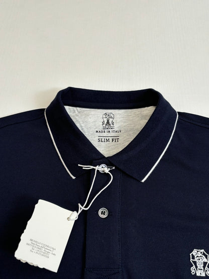 Brunello Cucinelli BC Logo Embroidered Polo Shirt – 2025