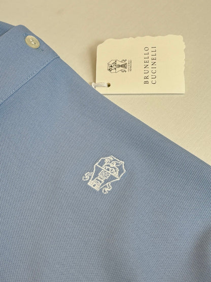 Brunello Cucinelli BC Logo Embroidered Polo Shirt – 2025