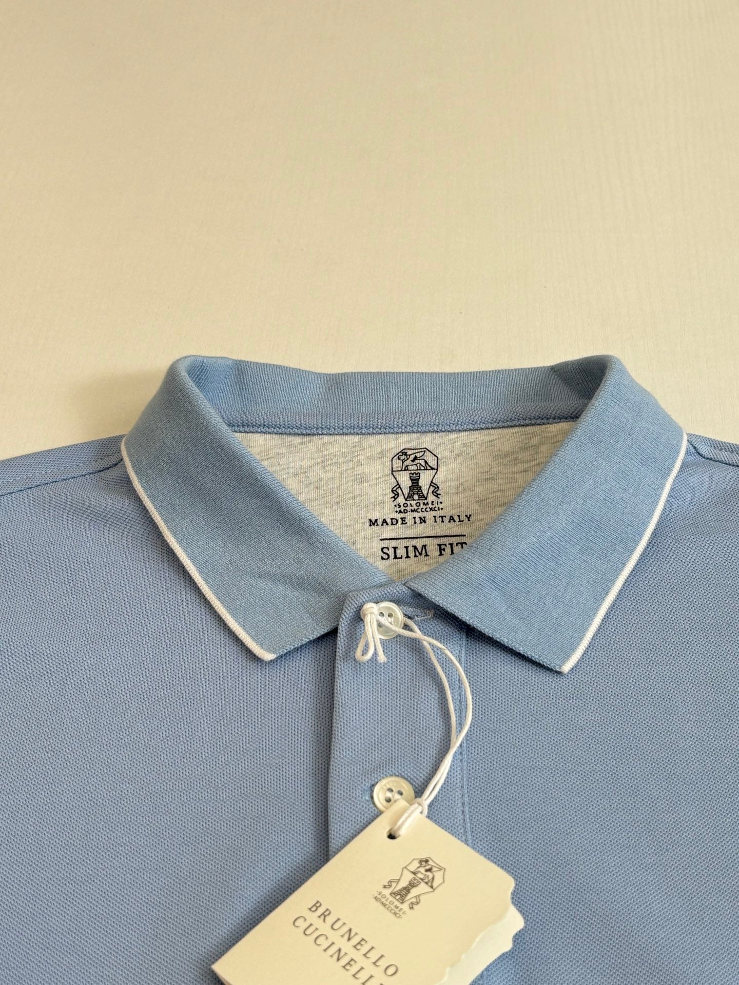 Brunello Cucinelli BC Logo Embroidered Polo Shirt – 2025