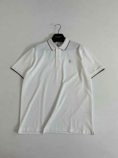 Brunello Cucinelli BC Logo Embroidered Polo Shirt – 2025