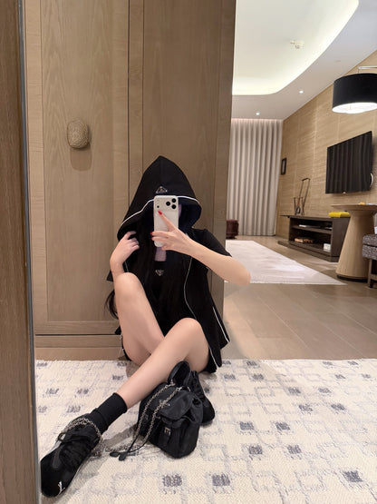 Prada Triangle Logo Three-Piece Set