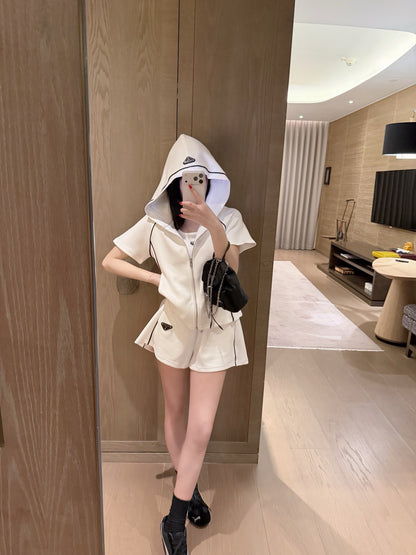 Prada Triangle Logo Three-Piece Set