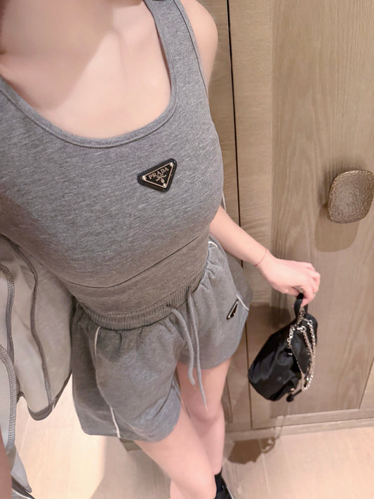 Prada Triangle Logo Three-Piece Set