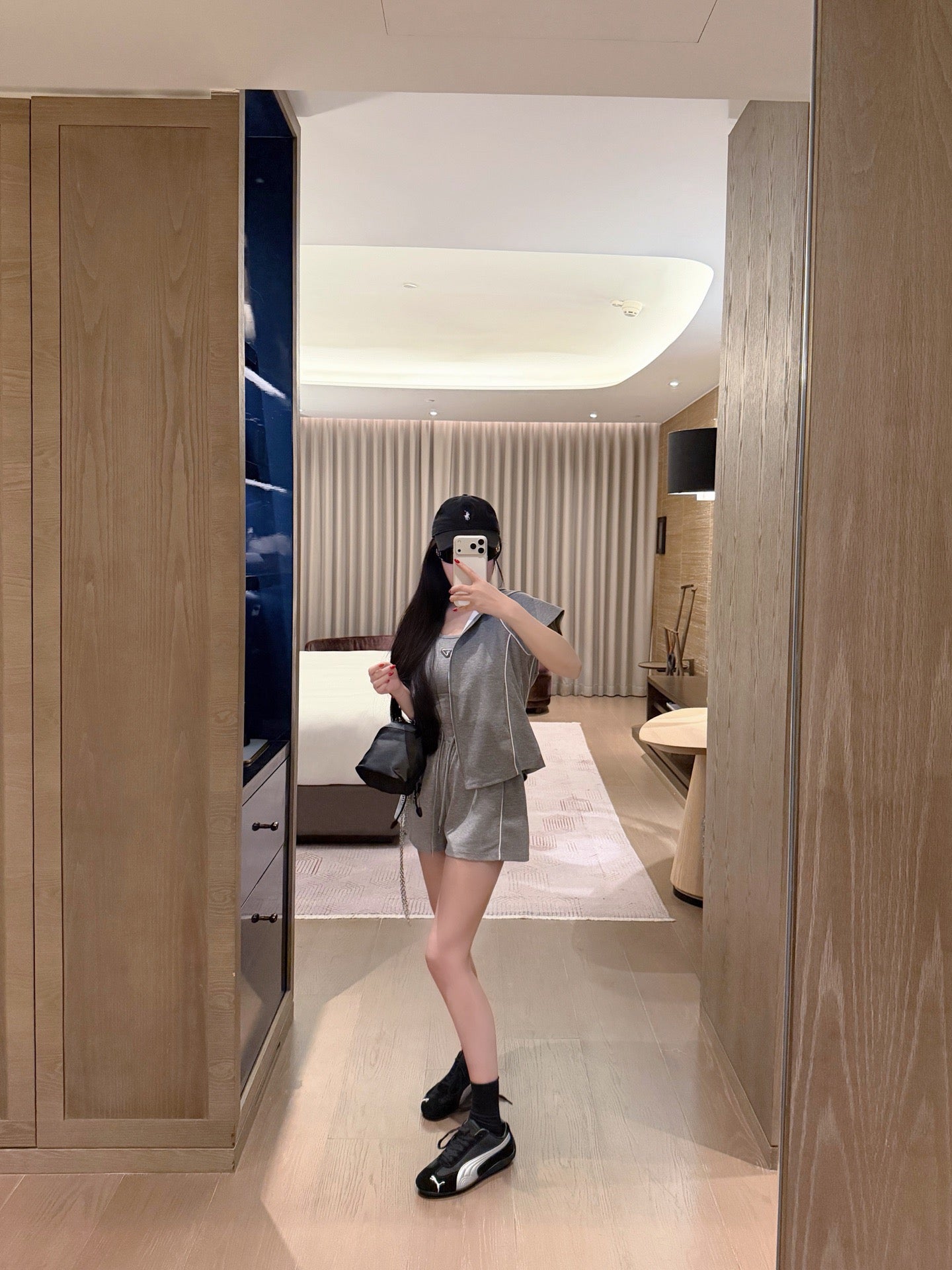 Prada Triangle Logo Three-Piece Set