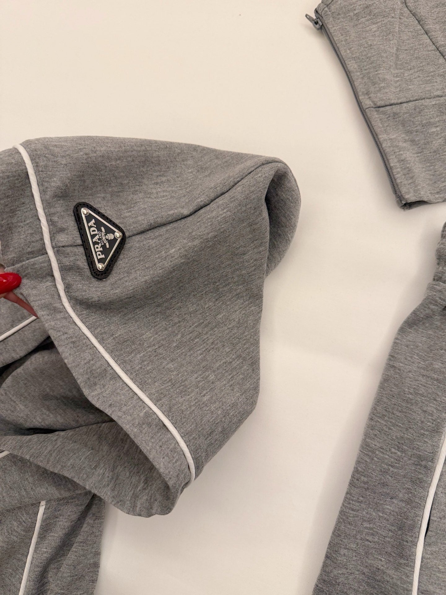 Prada Triangle Logo Three-Piece Set