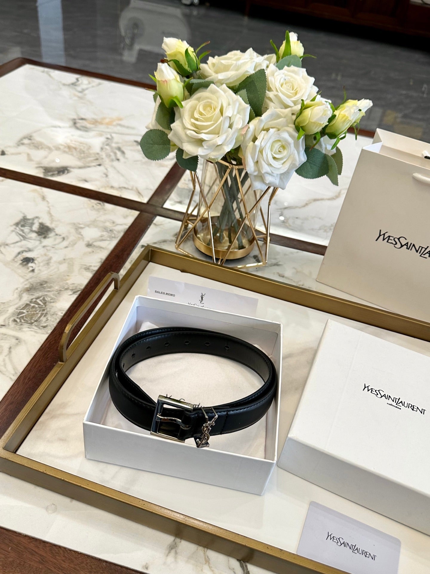 Saint Laurent Classic Leather Belt – 3.0cm