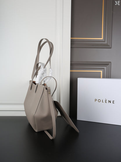 Polène Foldable Cowhide Tote Bag – Autumn/Winter Collection