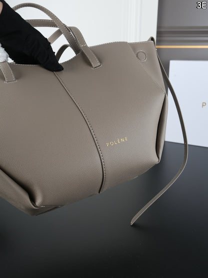 Polène Foldable Cowhide Tote Bag – Autumn/Winter Collection