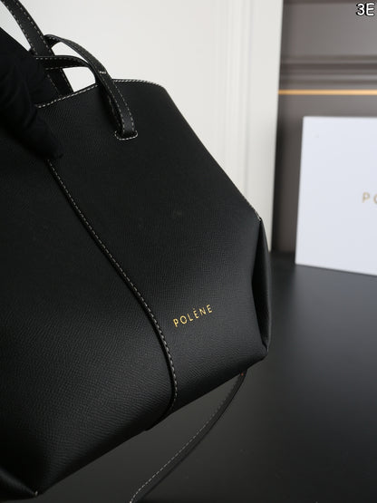 Polène Foldable Cowhide Tote Bag – Autumn/Winter Collection
